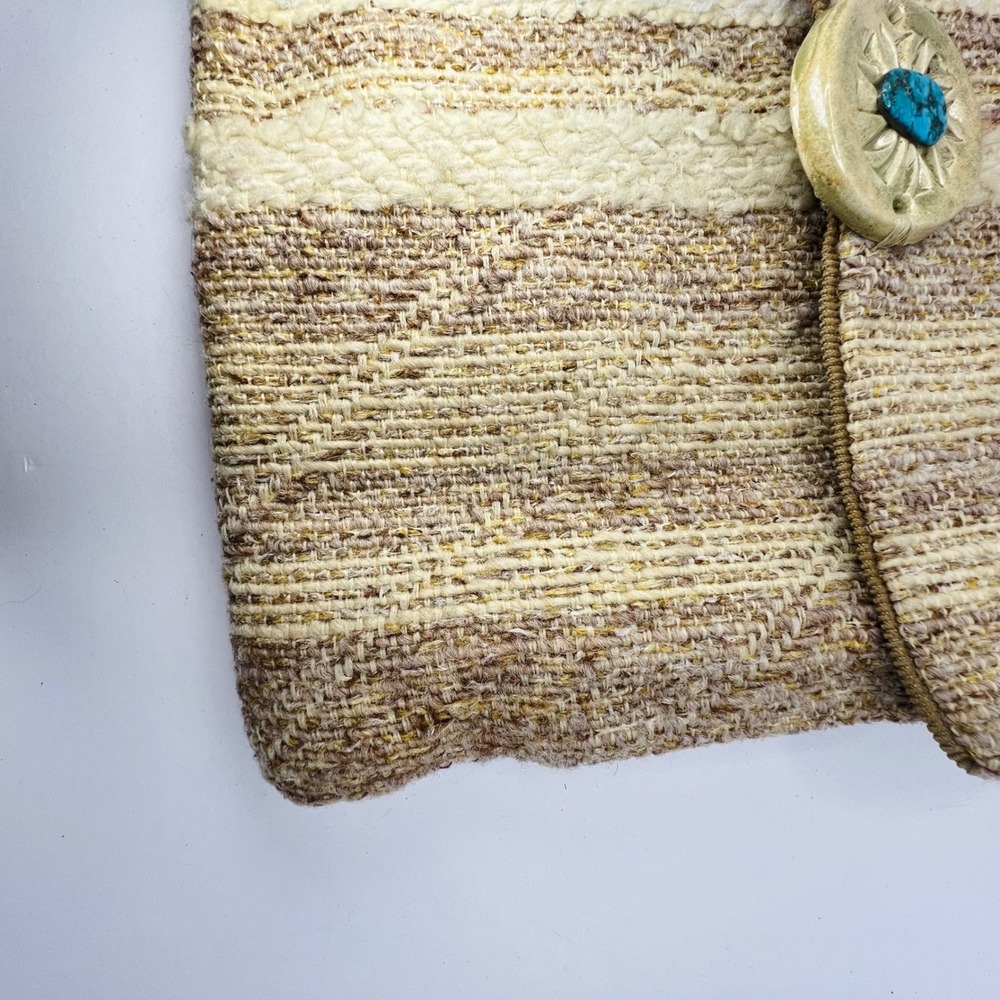 Santa Fe Style Handmade Shoulder Bag by White Doe Turquoise Boho Indie Vintage - Picture 10 of 10